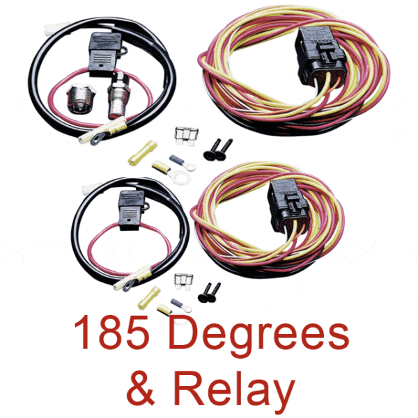SPAL 185 & Relay Wiring Kit Bundle